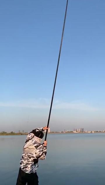 天元黄杰 - 枣阳东郊水库演出第二天#演员的诞生 #钓鱼 #演出 - kol